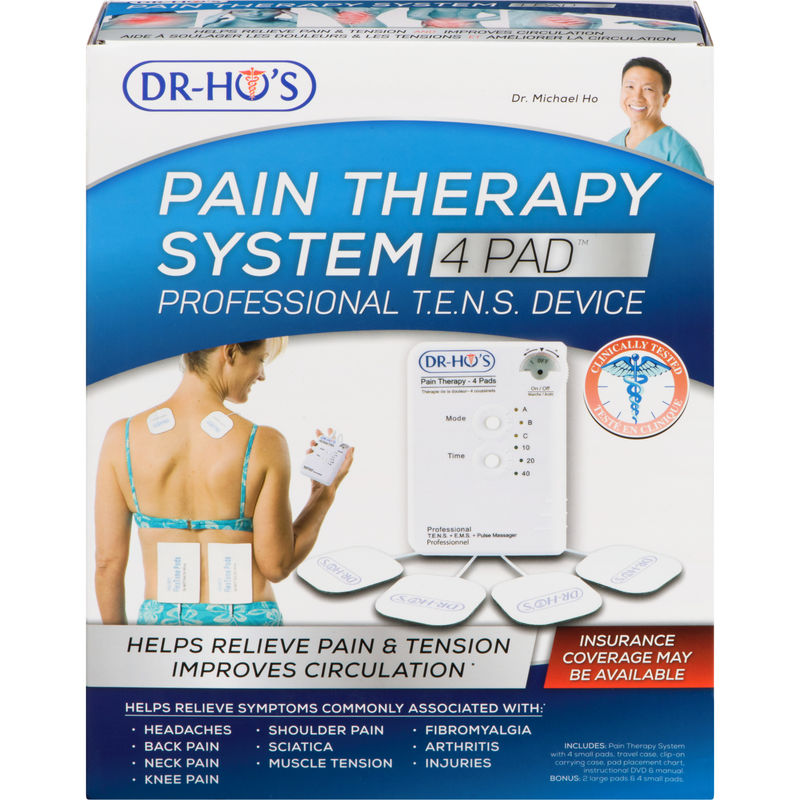 DR-HO's Pain Therapy System 4-PADS T.E.N.S.